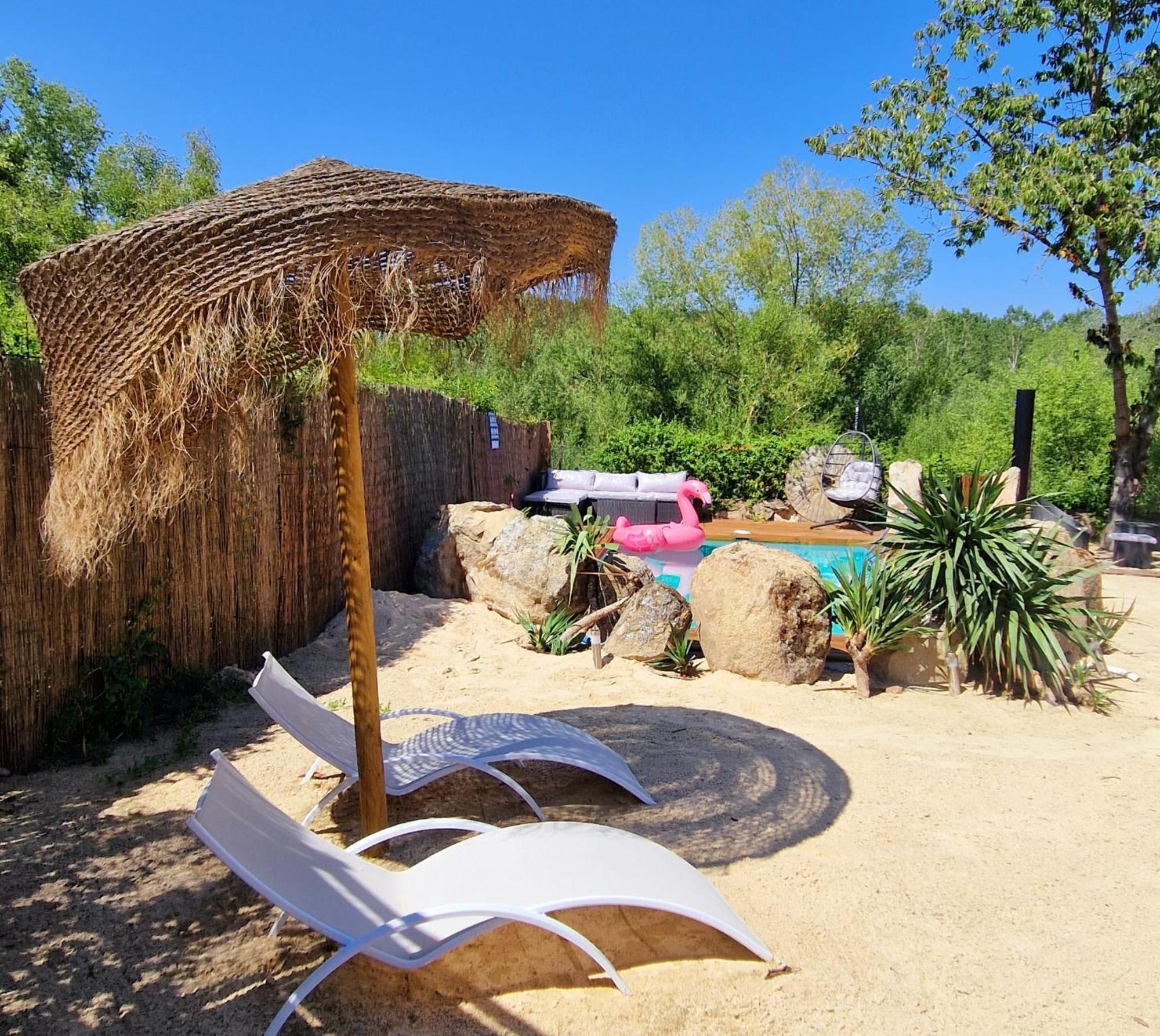 Complejo Oasis Beach Sobre El Rio Huerta  Luaran gambar